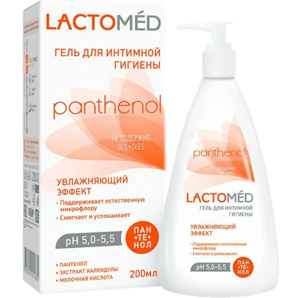 Gel dlya intimnoy gigiyeny Uvlazhnyayushchiy effekt Lactomed, 200 ml