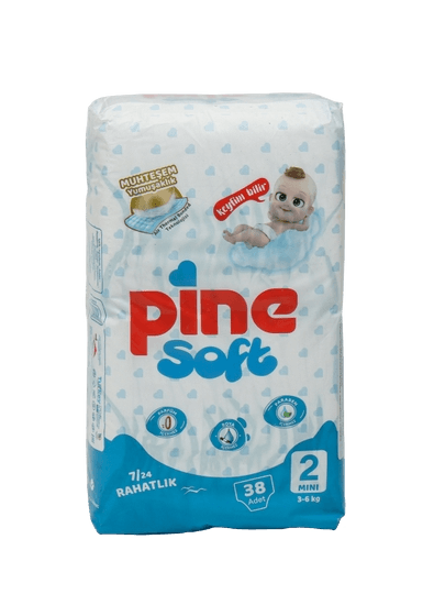 Подгузники дет. Pine Soft, раз. 2, №102