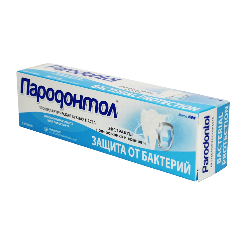 Зубная паста Защита от Бактерий Пародонтол, 124 г