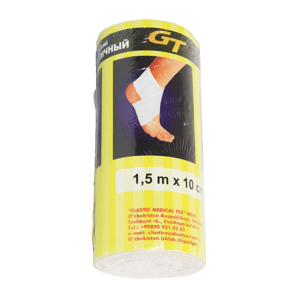 Бинт мед. эластичный, 10 см х 1,5 м