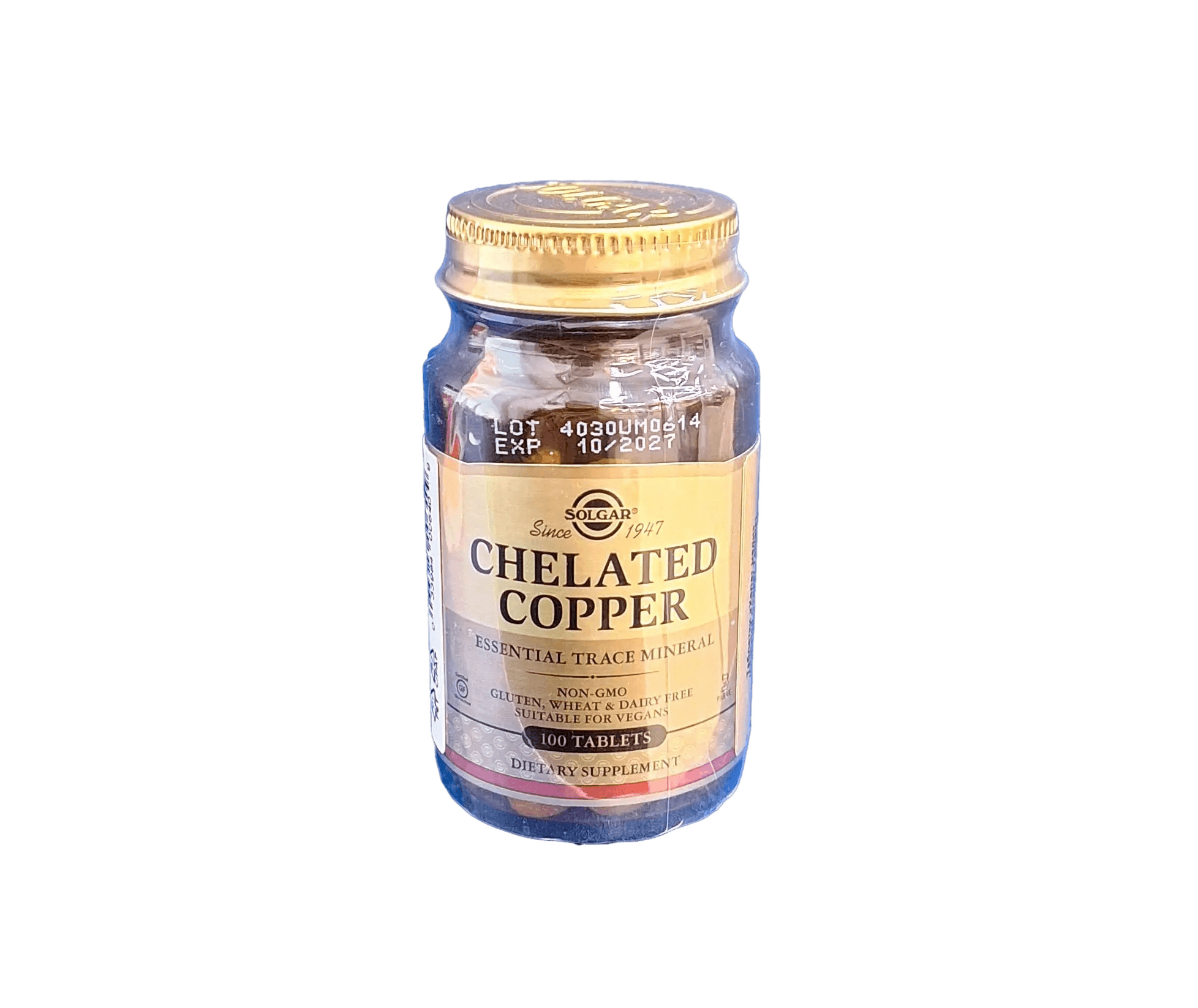 Медь Хелат (Solgar Chelated Copper), таб. №100