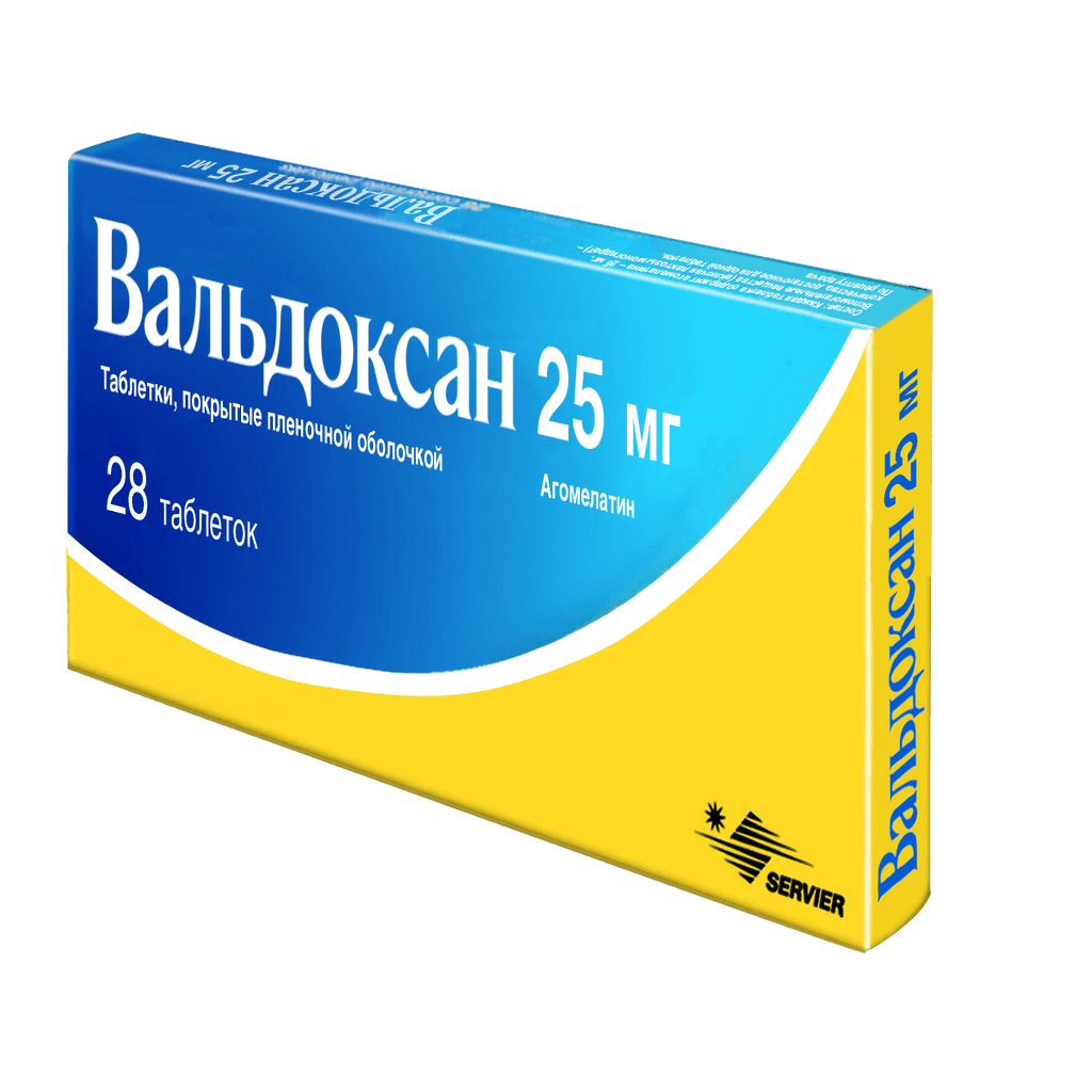Вальдоксан, 25 мг, таб. №28