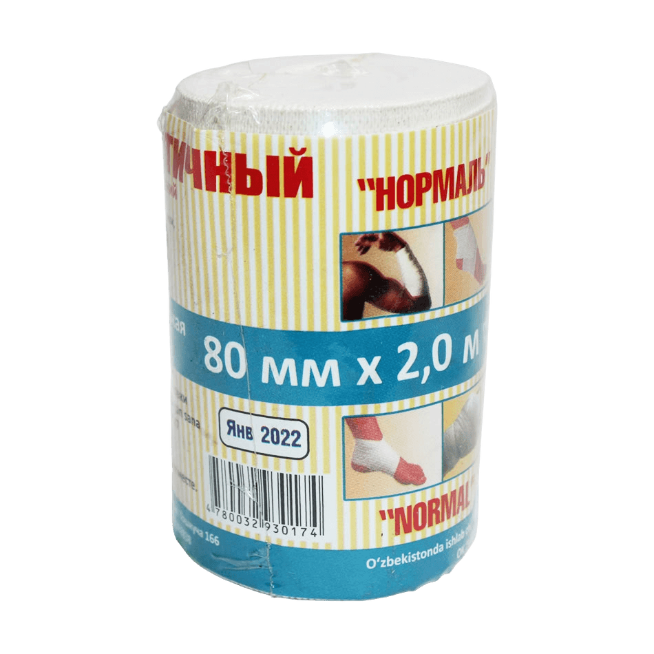 Бинт эластичный Normal, 8 см х 1 м