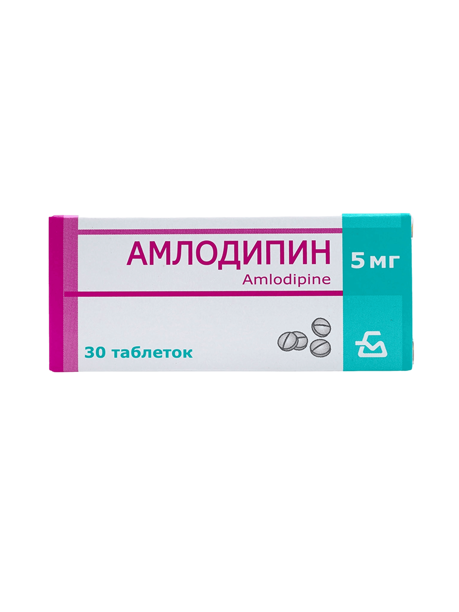 Амлодипин, 5 мг, таб. №30