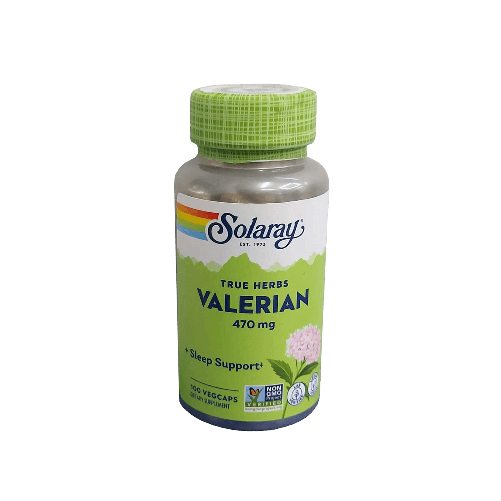 Валериана (Solaray Valerian), 470 мг, капс. №100