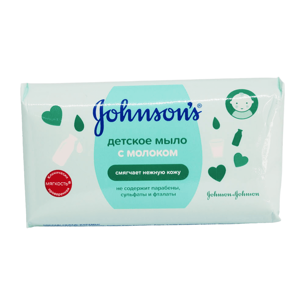 Мыло детское с Молоком Johnson's Baby, 100 г