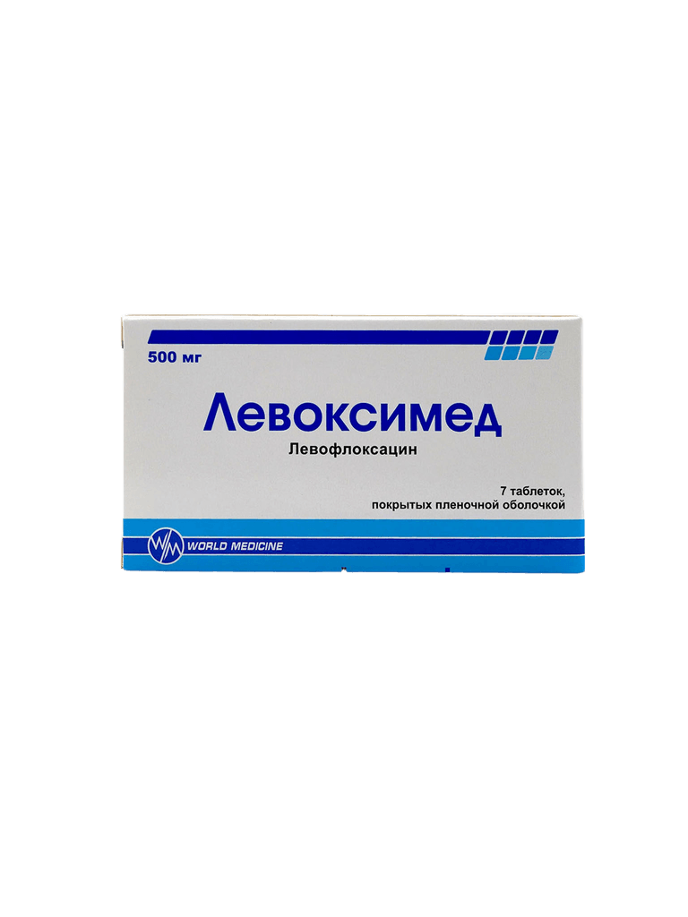 Левоксимед, 500 мг, таб. №7