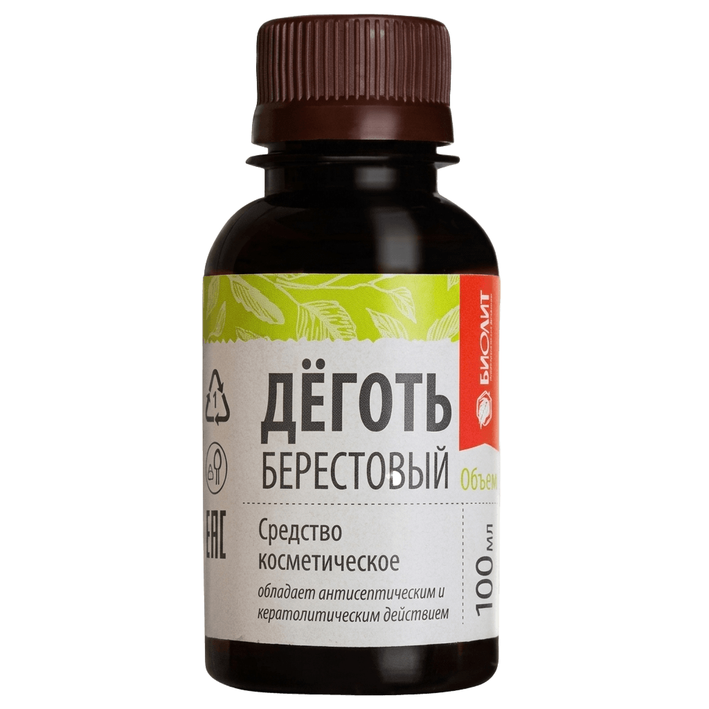 Деготь берестовый, 100 мл, флак.