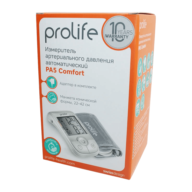 Тонометр автоматический Prolife PA5 Comfort