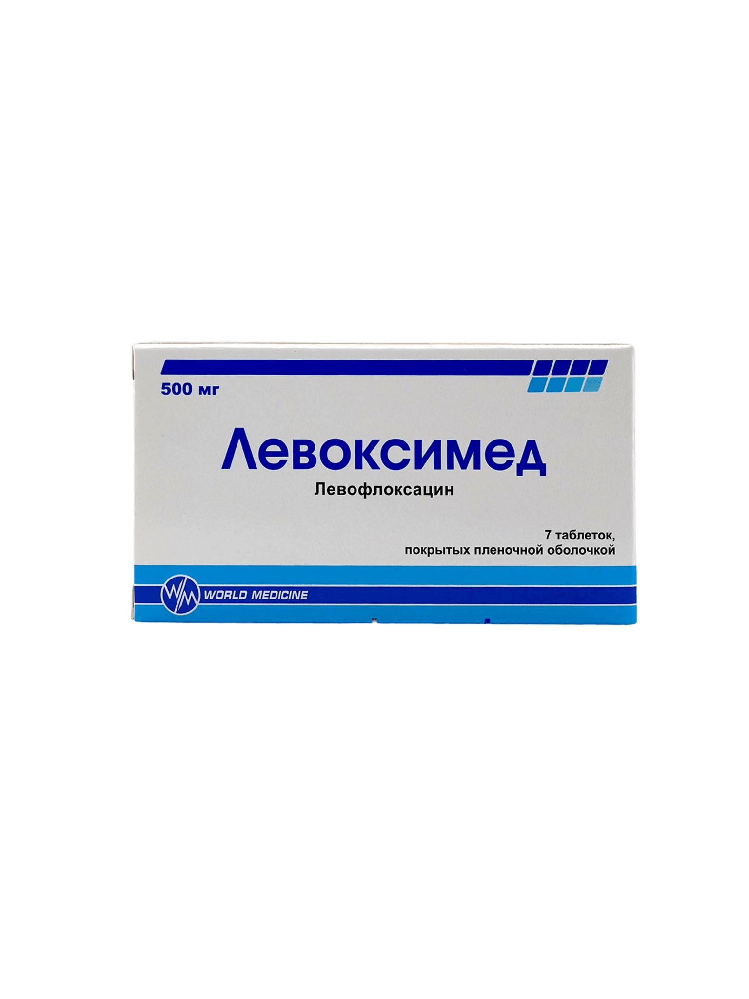 Левоксимед, 500 мг, таб. №7