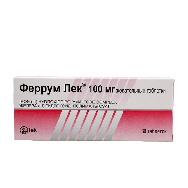 Феррум Лек, 100 мг, таб. №30