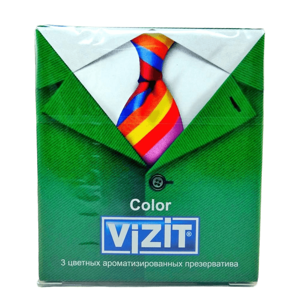 Презервативы Vizit Color, №3 (ароматизированные)