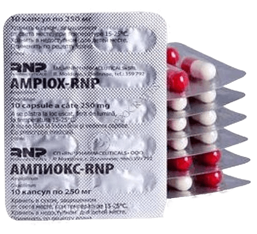 Ампиокс-RNP, 250 мг, капс. №20