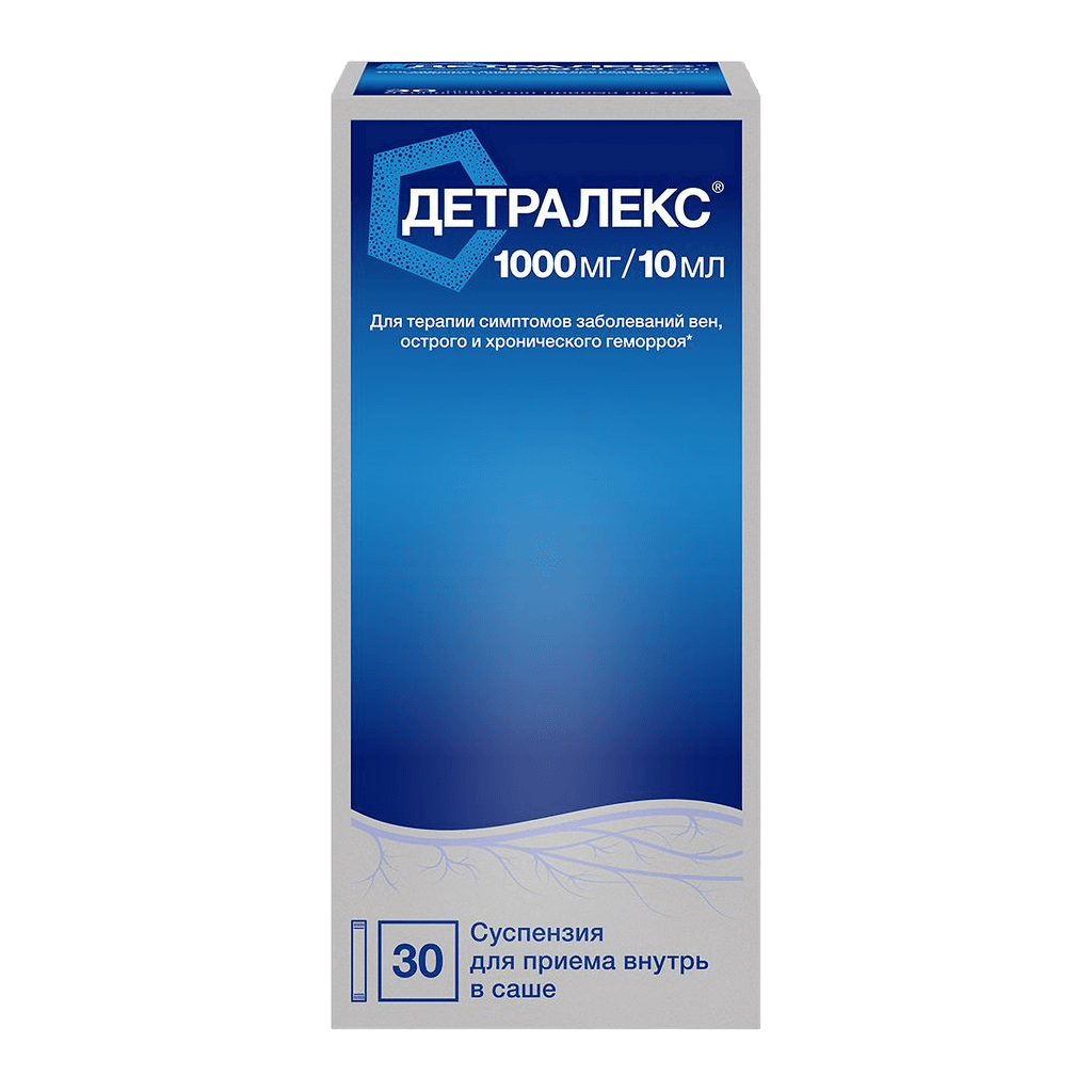 Детралекс, 1000 мг/10 мл, сусп. №15