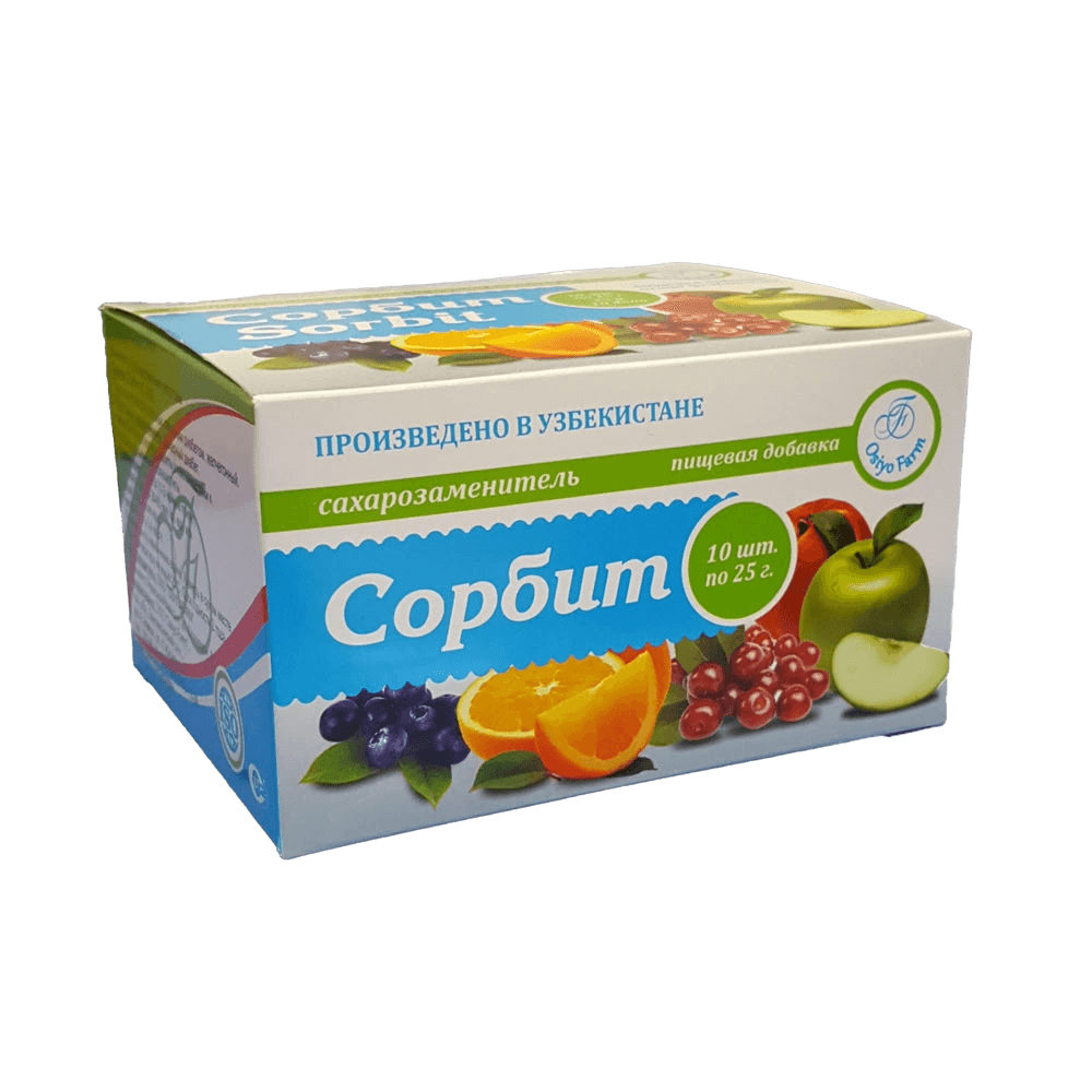 Сорбит пищевой, 25 г, пакетики №10