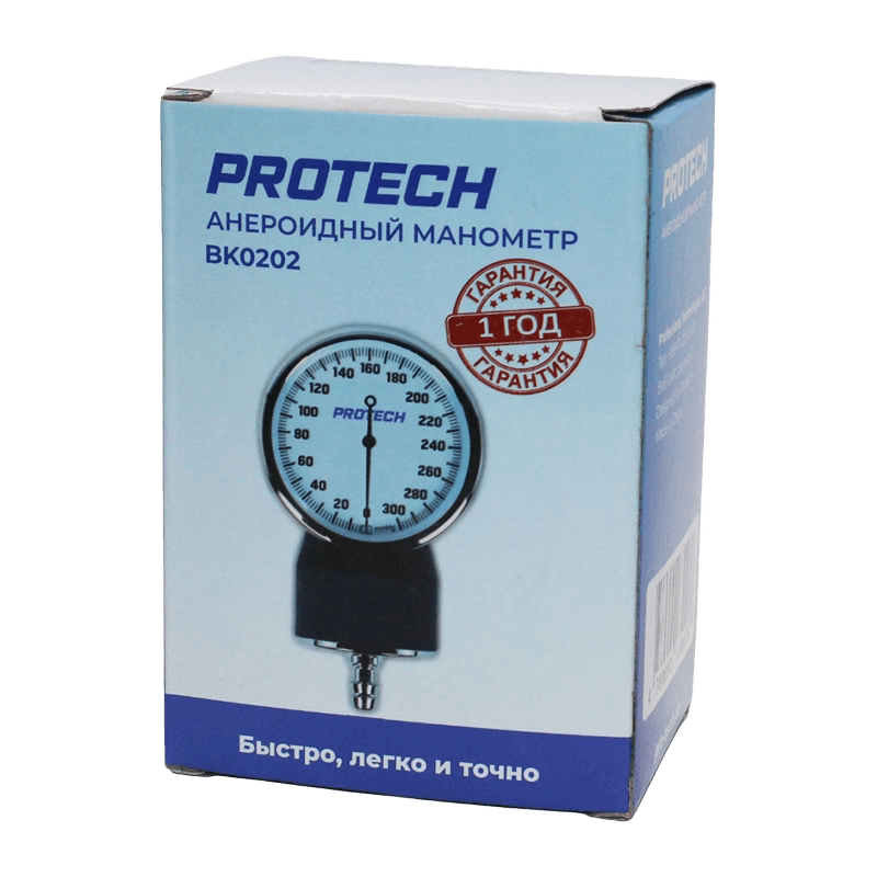 Манометр анероиднй Protech, м. BK0202