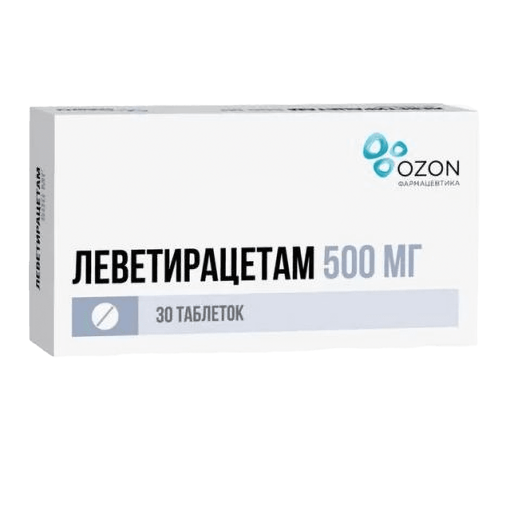 Леветирацетам, 500 мг, таб. №30