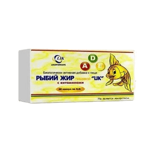 Рыбий жир LIK. 0,3 г, капс. №50