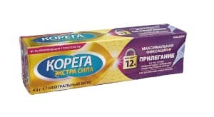 Корега Экстра сила прилегание, 40 г, крем (нейтральный вкус)