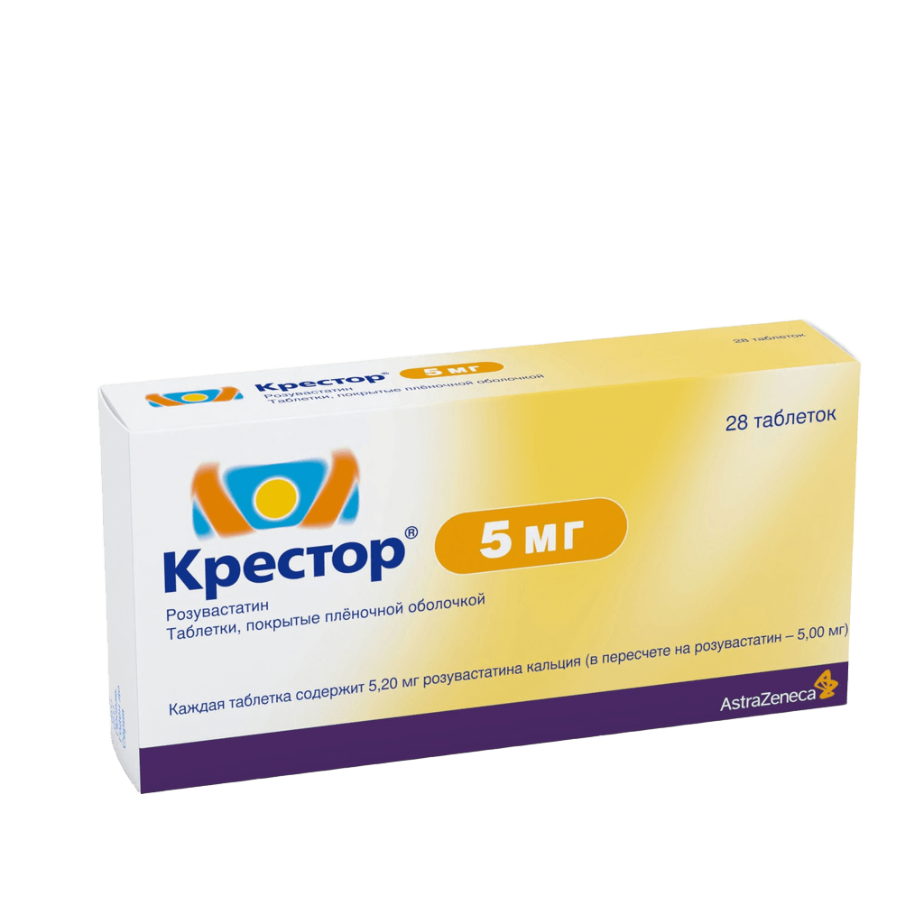 Крестор, 5 мг, таб. №28