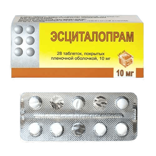 Эсциталопрам, 10 мг, таб. №28