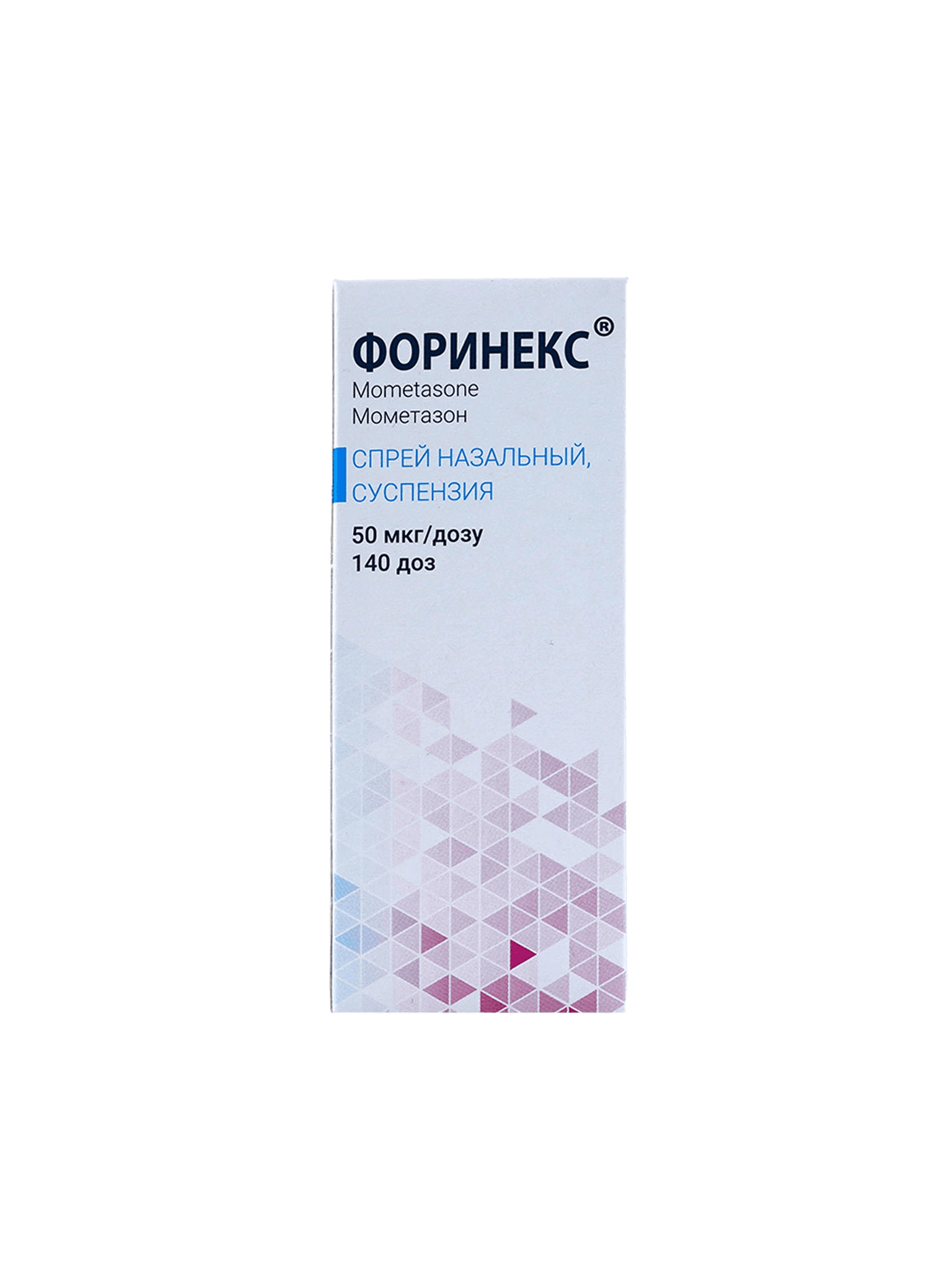 Форинекс, 50 мкг/доз 140 доз, спрей назал., флак.