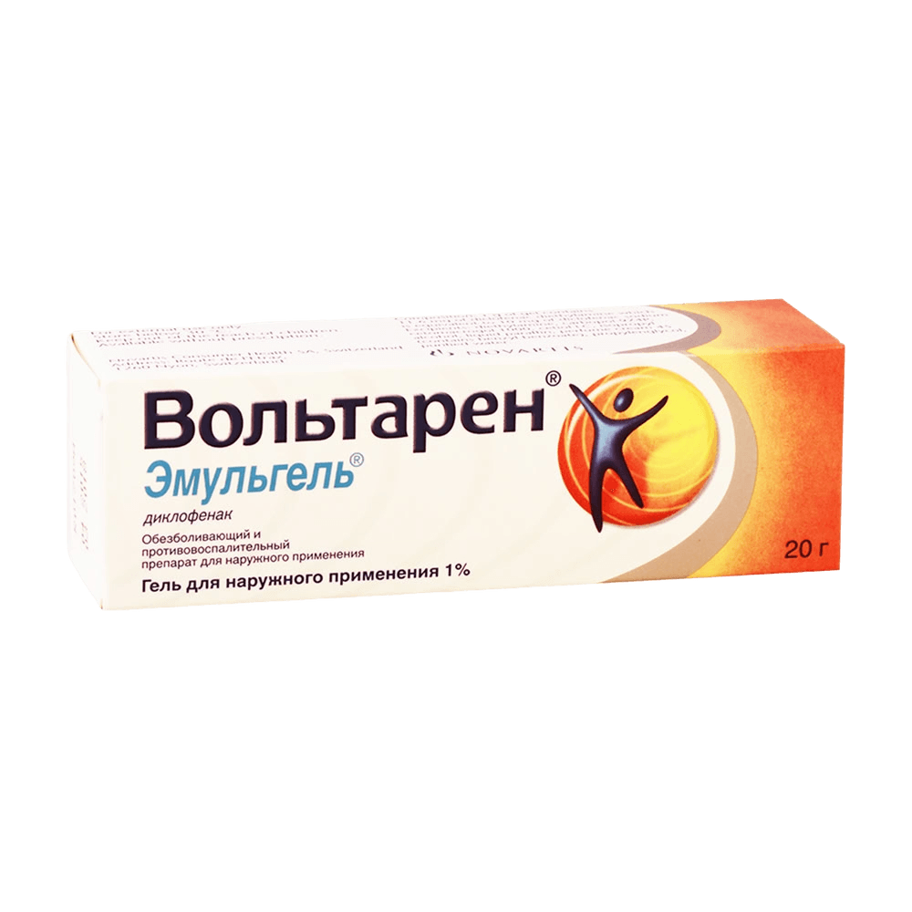 Вольтарен Эмульгель, 1% 20 г, гель