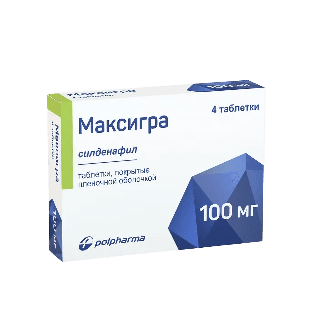 Максигра, 100 мг, таб. №4