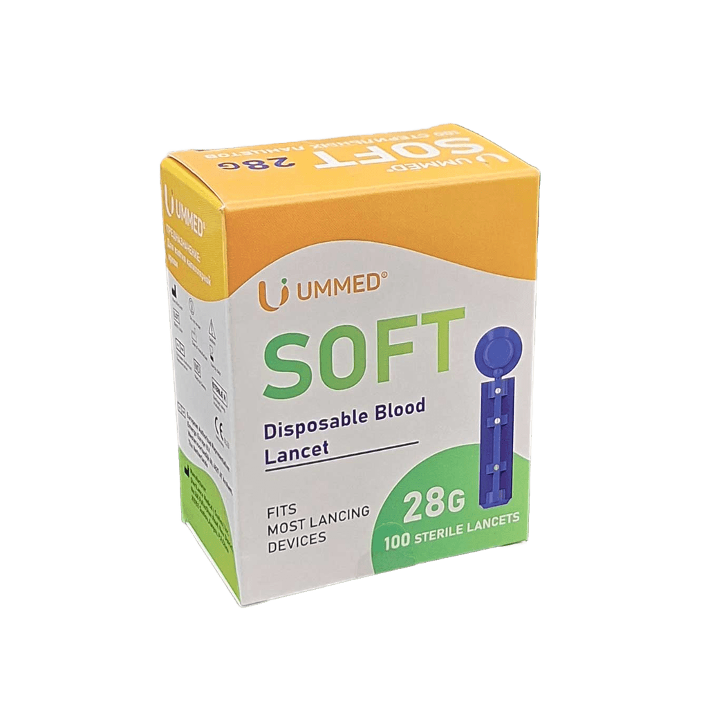 Lansety dlya glyukometra Ummed Soft, 28 G, №100
