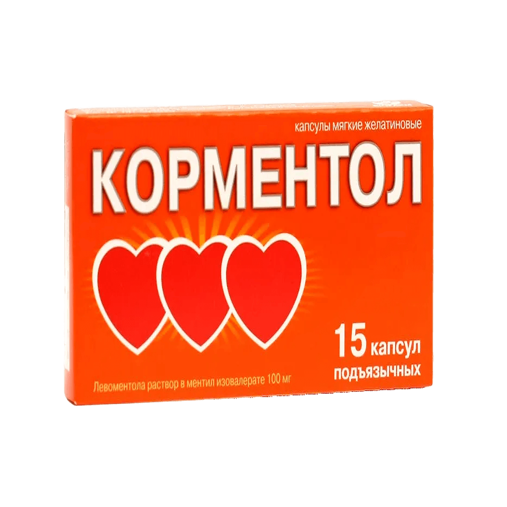 Корментол, 100 мг, капс. №30