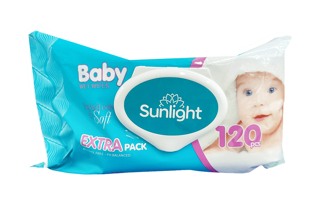 Салфетки влаж. Sunlight Baby Extra pack, №120
