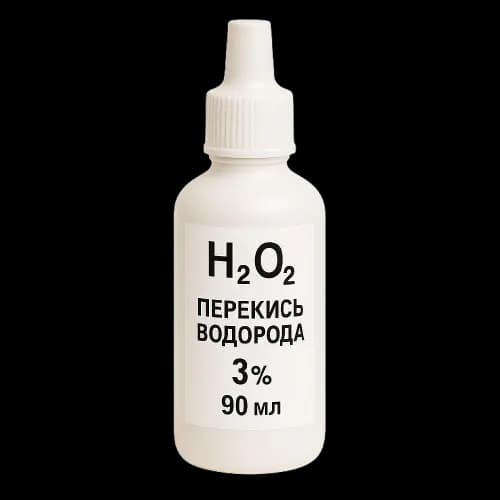 Перекись водорода раствор, 3%, 90 мл, флак.