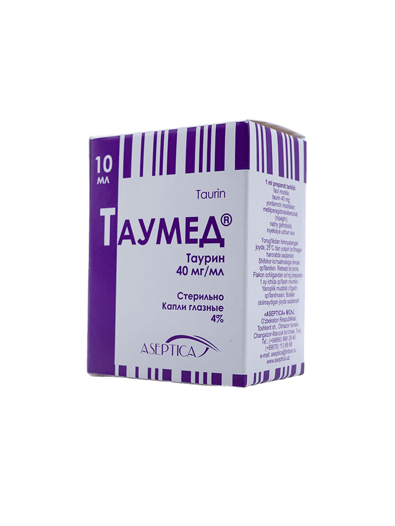 Таумед, 4%, 10 мл, капли глаз.