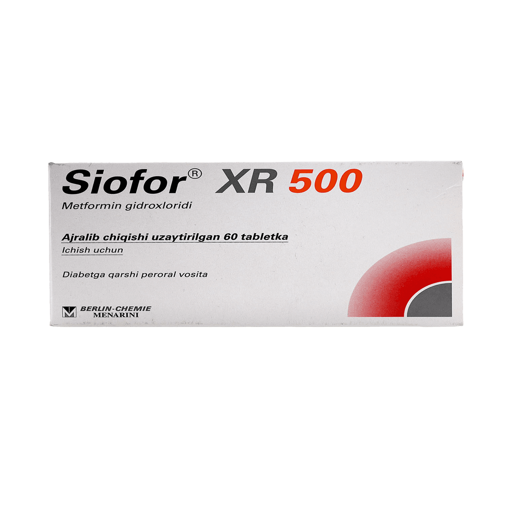 Сиофор XR, 500 мг, таб. №60