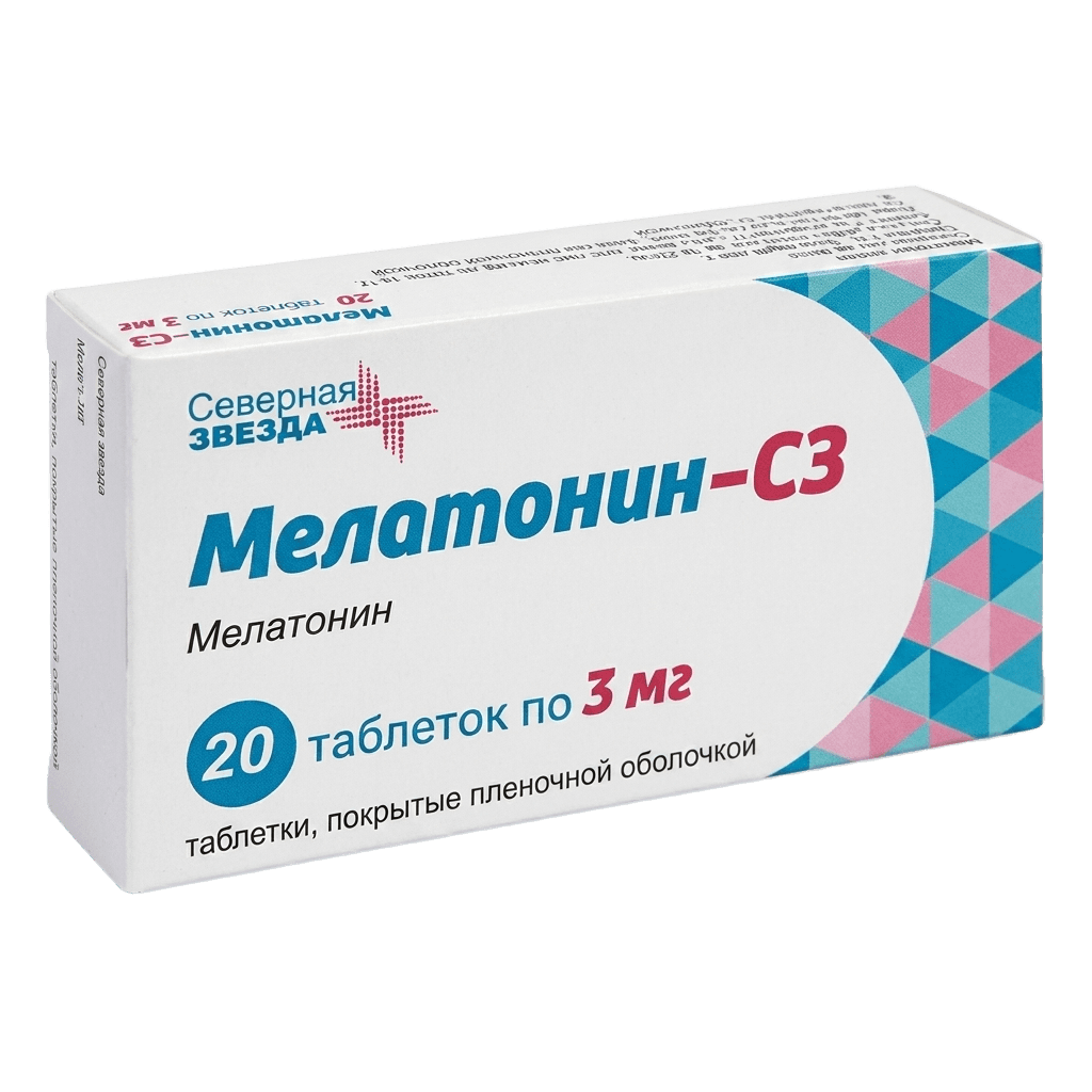Мелатонин-СЗ, 3 мг, таб. №10