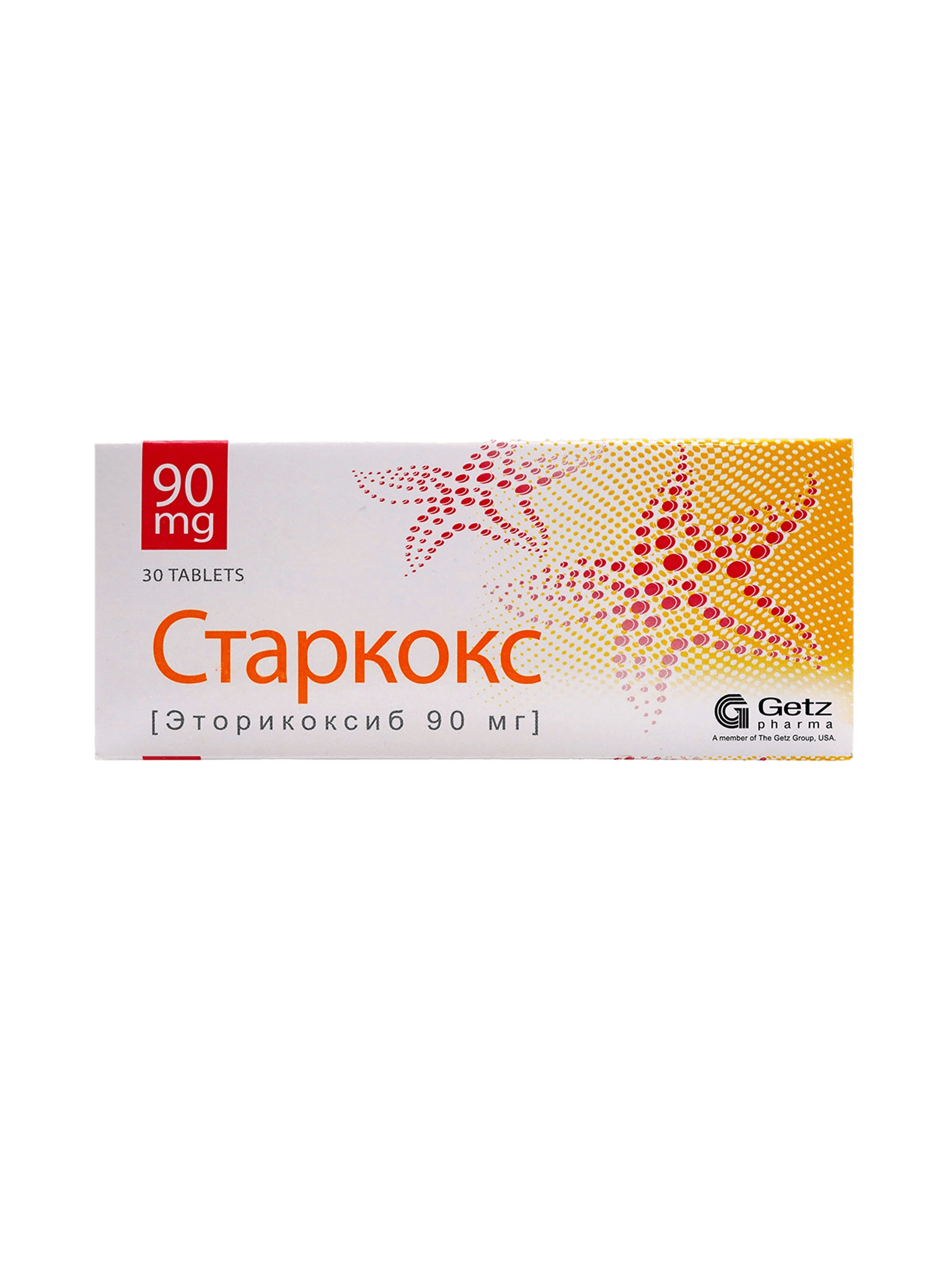 Старкокс, 90 мг, таб. №30