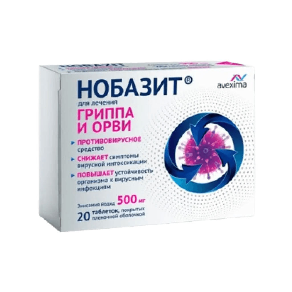 Нобазит, 500 мг, таб. №20