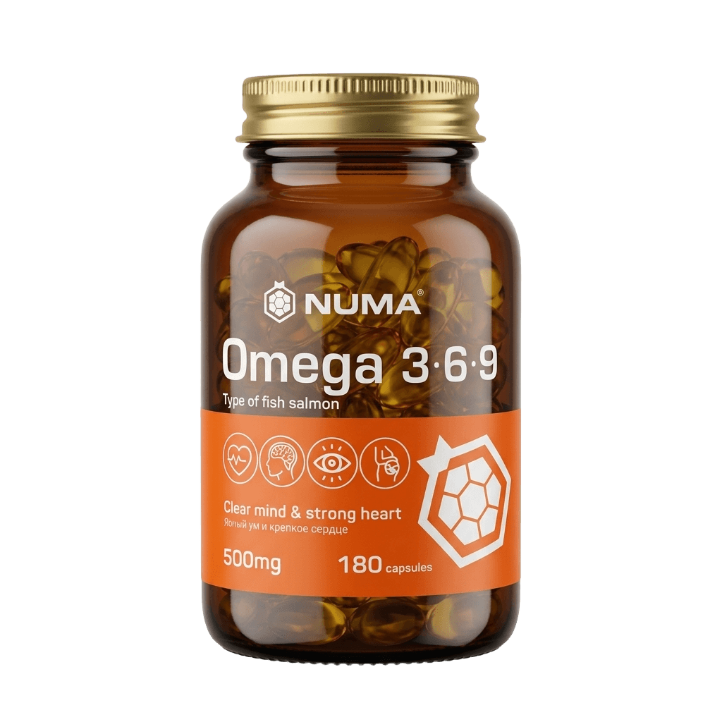 Омега 3-6-9 Numa, 500 мг, капс. №180