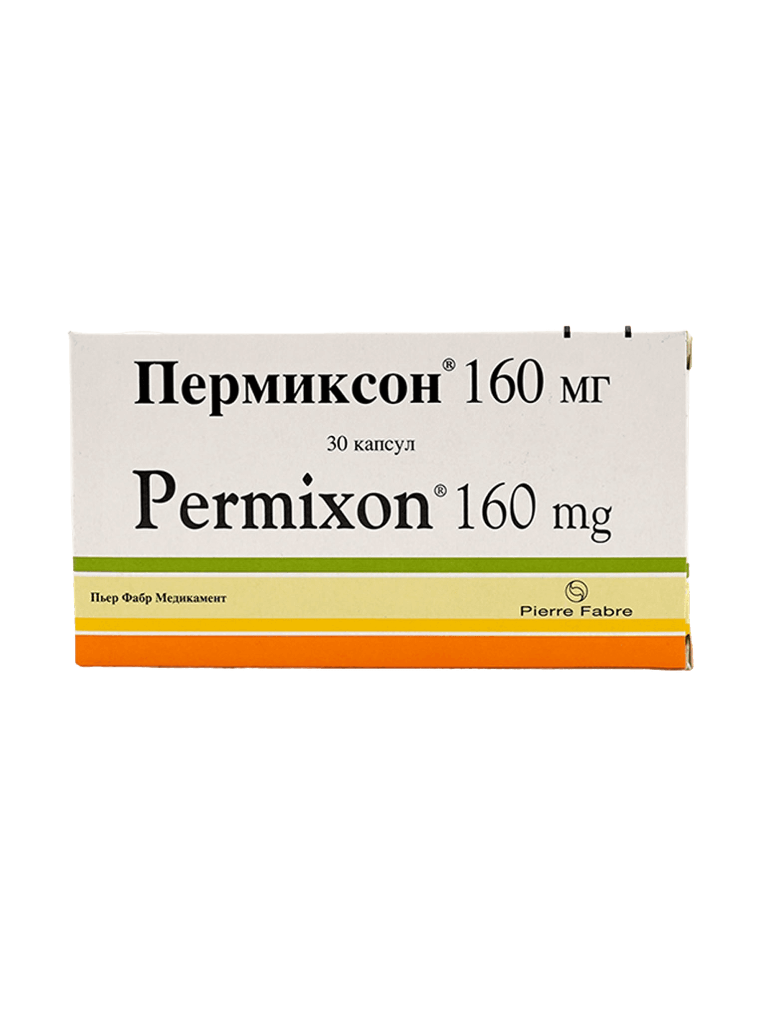 Пермиксон, 160 мг, капс. №30