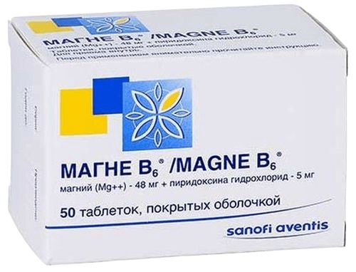 Магне B6, 470 мг/5 мг, таб. №50