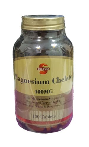 Магний хелат (Solyvia Magnesium Chelate), 400 мг, таб. №100