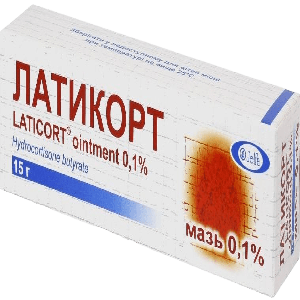 Латикорт, 0,1%, 15 г, мазь