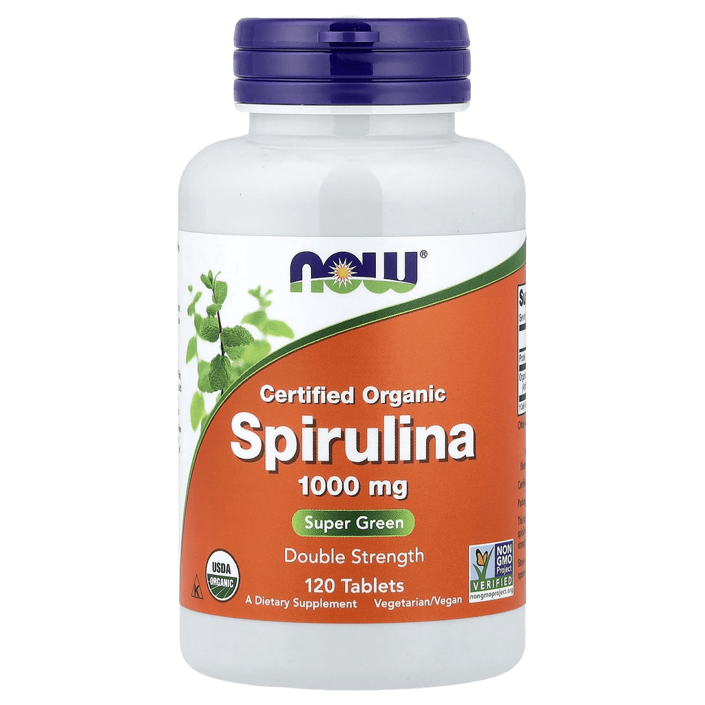 Спирулина (NOW Spirulina), 1000 мг, таб. №120