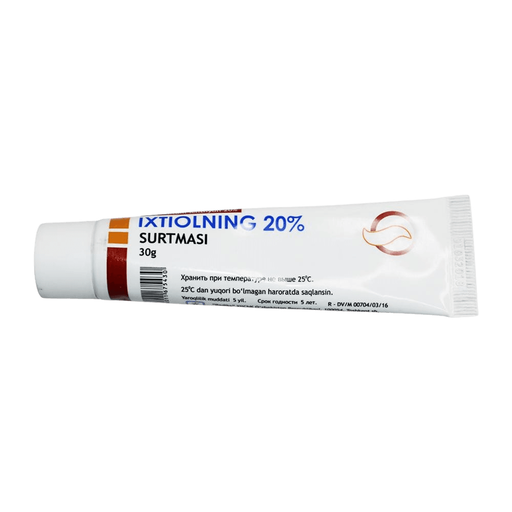 Ихтиоловая мазь, 20%, 30 г