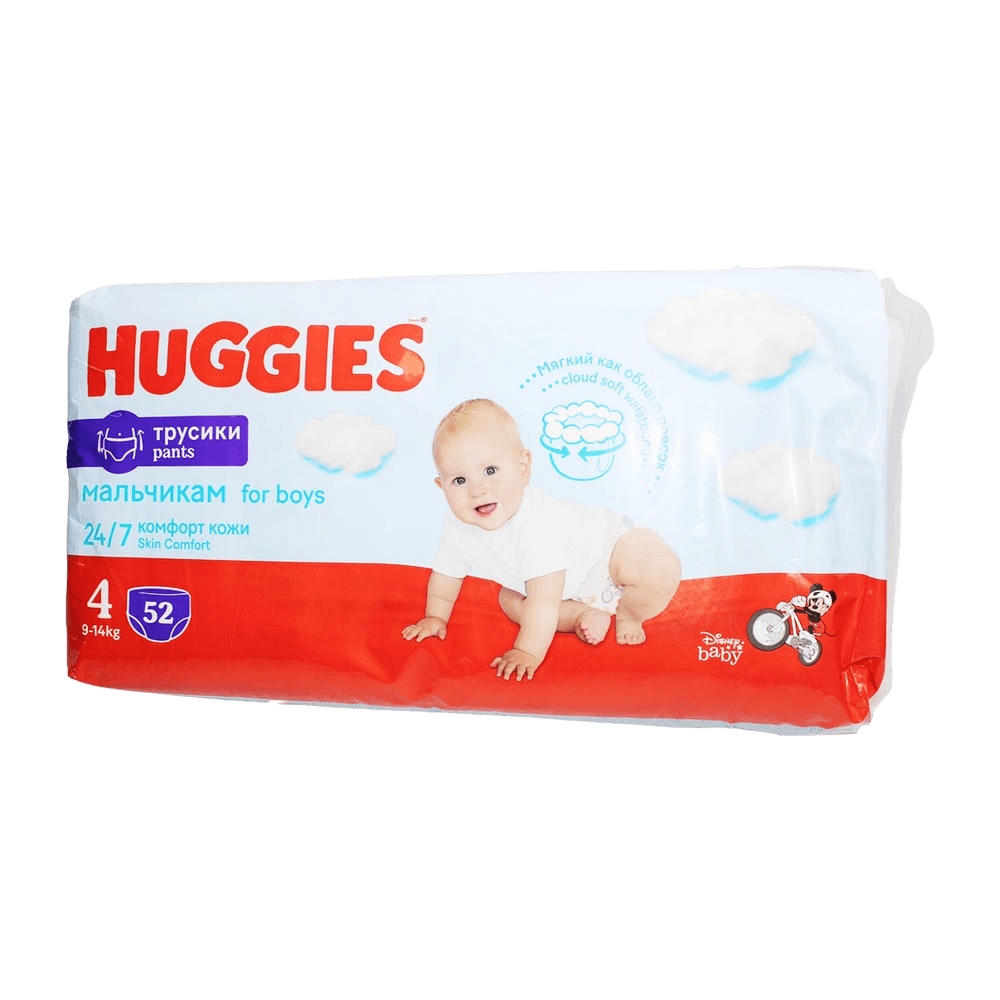 Подгузники трусики для мальчиков Huggies, раз. 4, №52