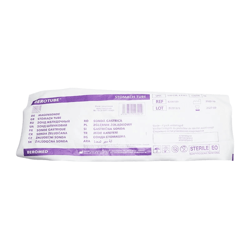 Зонд желудочный Berotube, раз. Ch/Fr 6