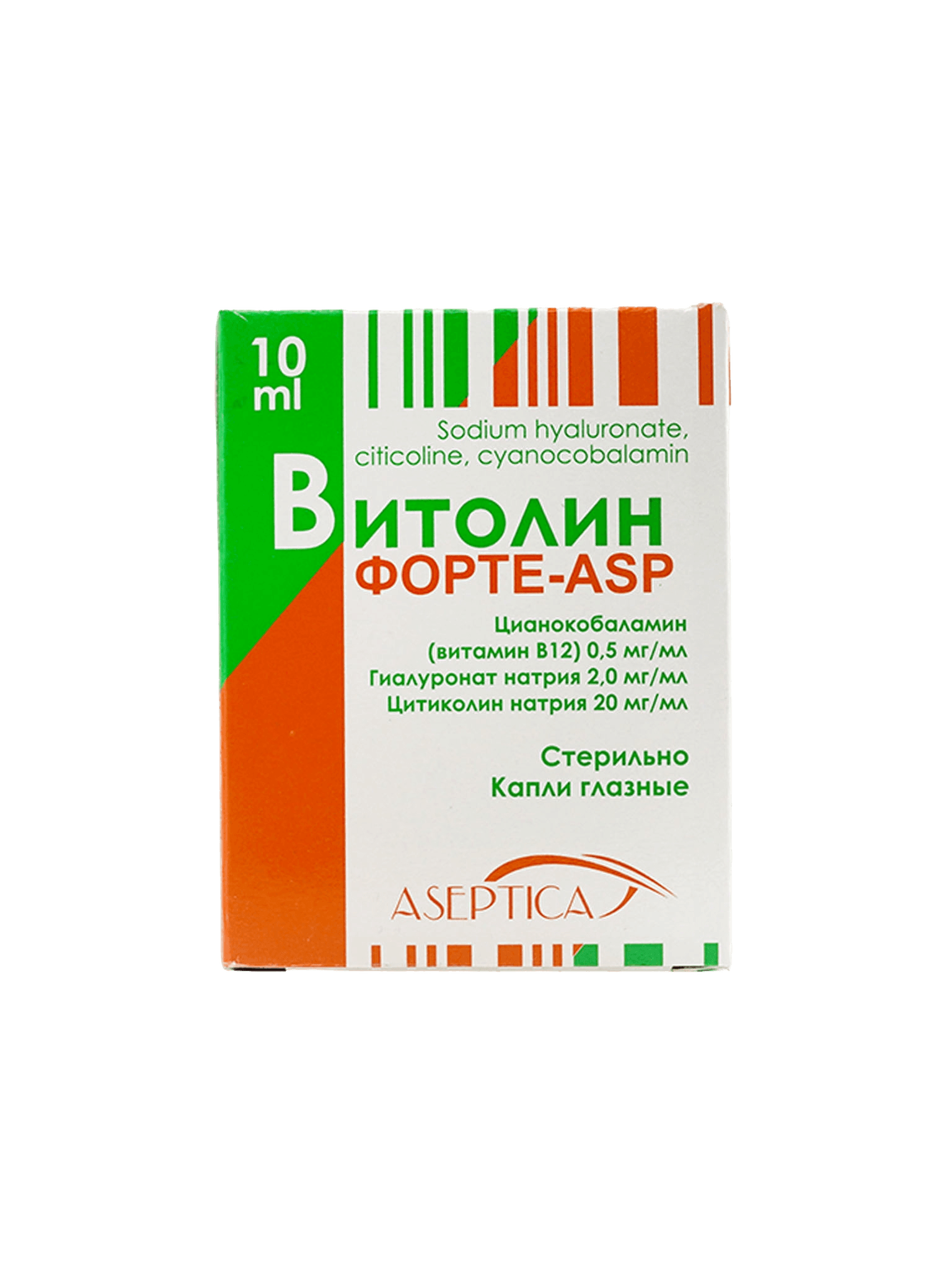Витолин-ASP, 10 мл, капли глаз.