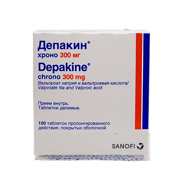 Депакин Хроно, 300 мг, таб. №100