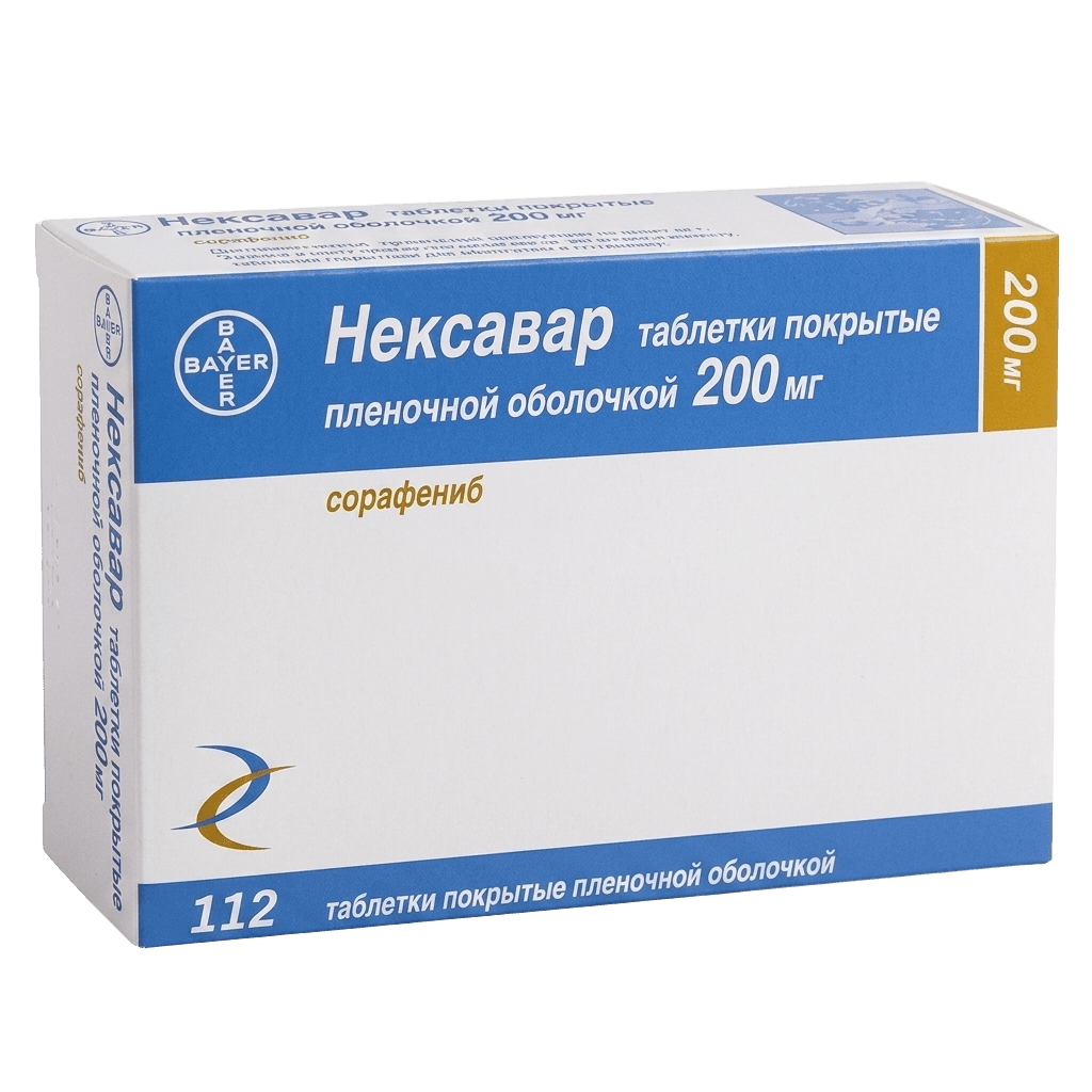 Нексавар, 200 мг, таб. №112