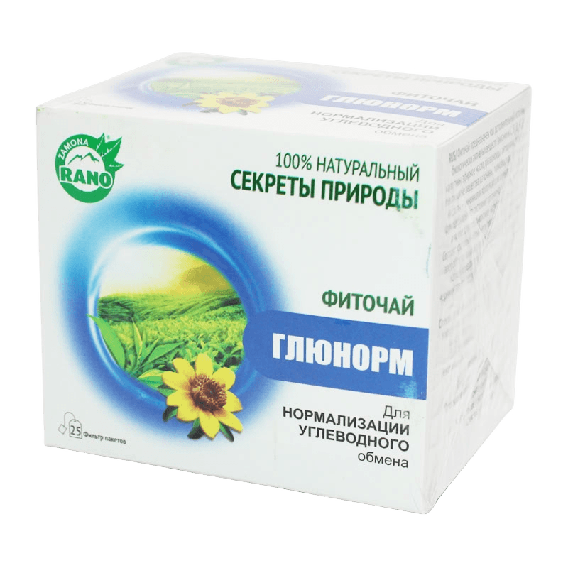 Травяной чай Глюнорм, 1 г, пакетики, №25